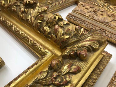 Ornate Carved 22k frames