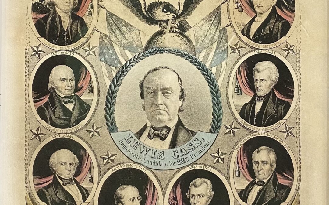 Currier Before Ives: Conservation of an 1848 Democratic Presidential Campaign Lithograph