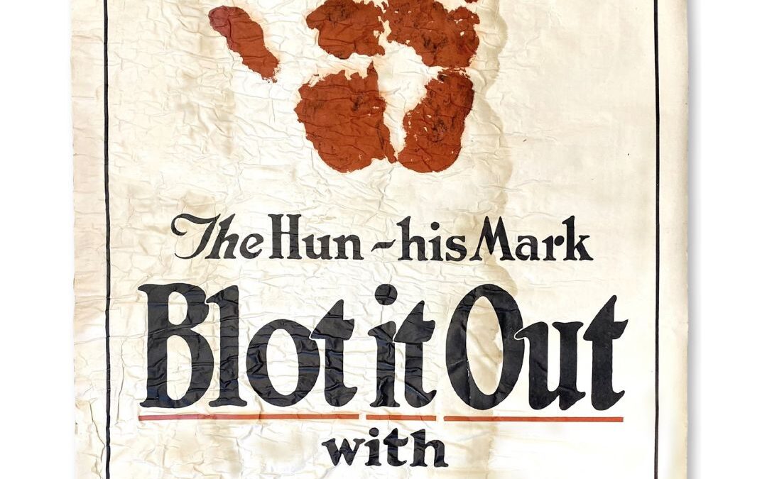 Blot it Out, Dramatic Treatment Results of a WWI Liberty Bond Poster