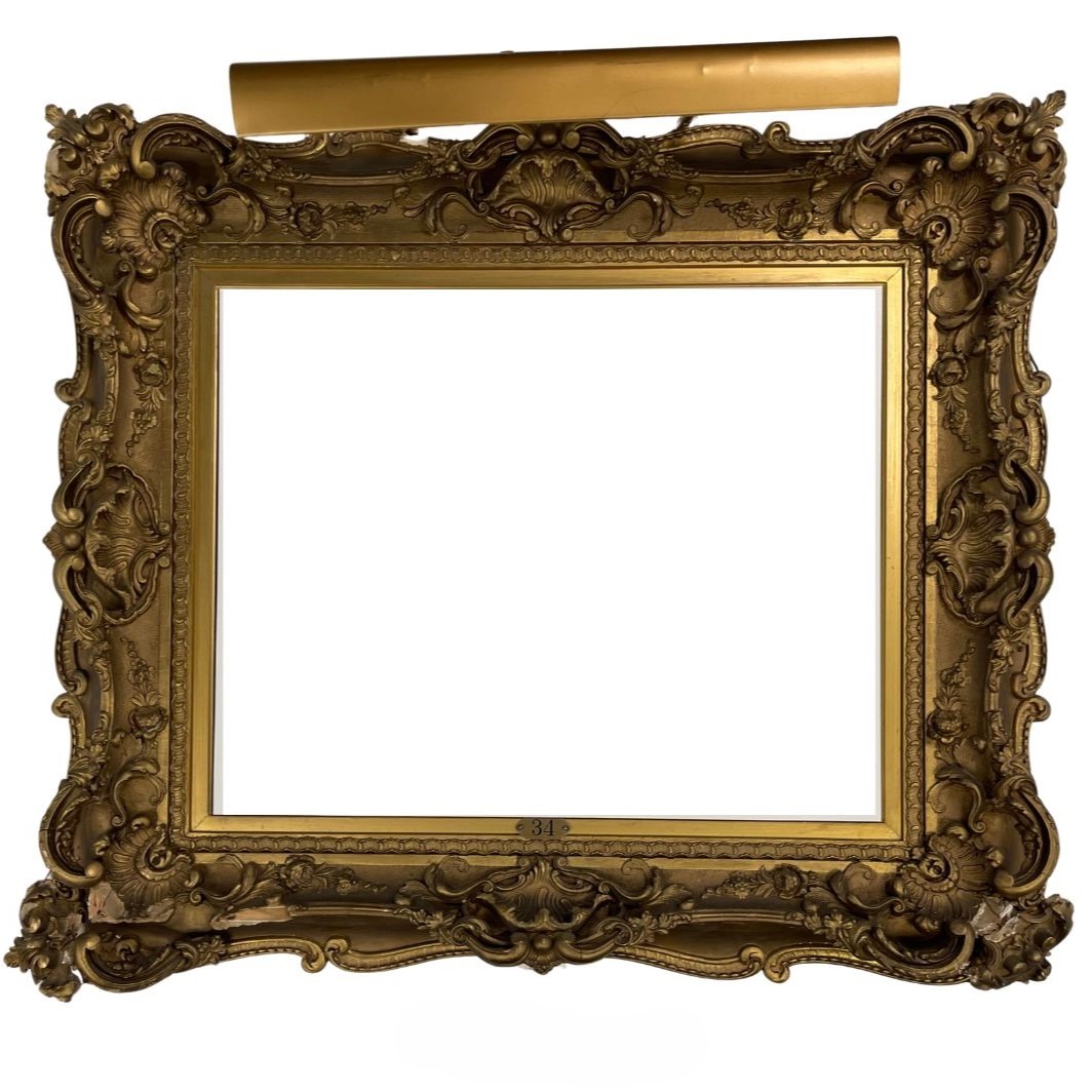 Antique gilded age frame broken from a fall