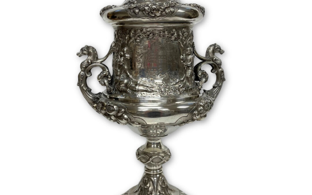 Silver Trophy Restoration Following Fire Exposure